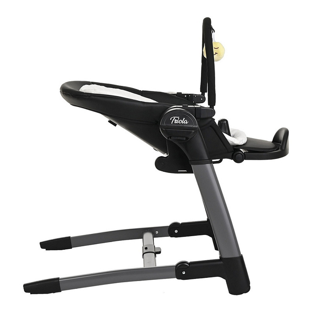 Стульчик для кормления Pituso Triola 3 в 1 Черная рама/Черный