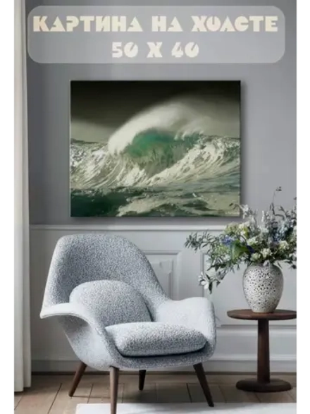Картина на стену 40 X 50 Волна