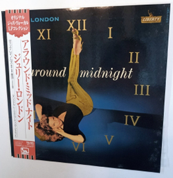 Винтажная виниловая пластинка, Julie London Around Midnight (Japan 1994)