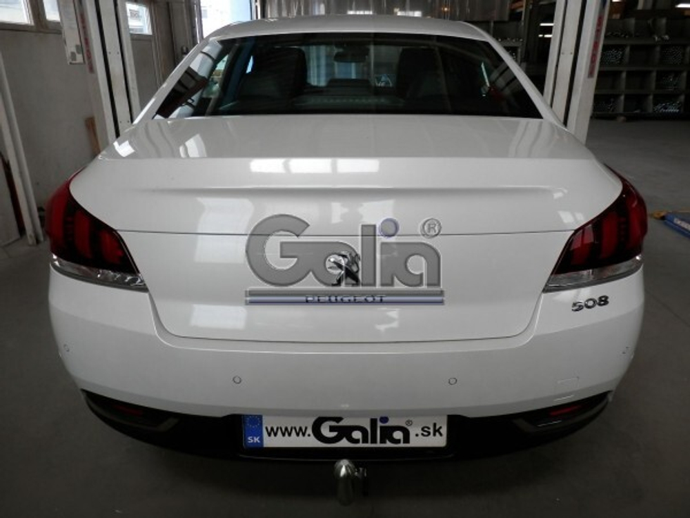 Фаркоп оцинкованный Galia P043A для Peugeot 508 седан 2011-(паспорт и сертификат в комплекте)(без электрики)