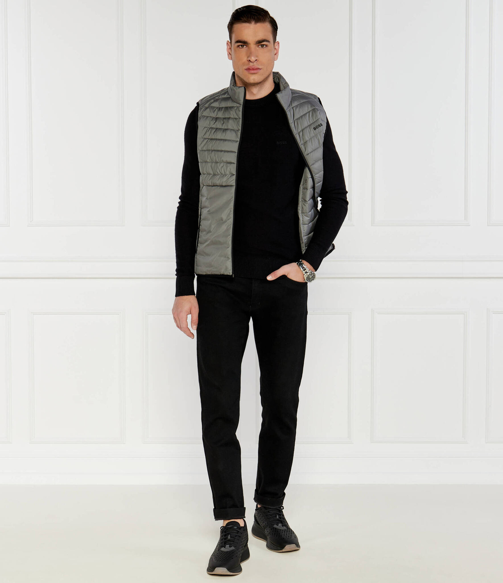 Хлопковый свитер avac_c BOSS ORANGE - черный(50501762)