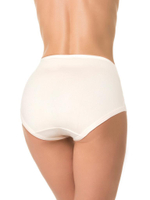 Трусы с высокой линией талии из деликатного бамбукового полотна (Размер: XXL) (Цвет: грязно-розовый)