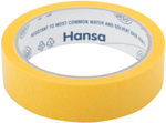 Малярная лента Hansa из японской бумаги 和紙 Washi для точных краев, желтая, 25 мм x 25 м