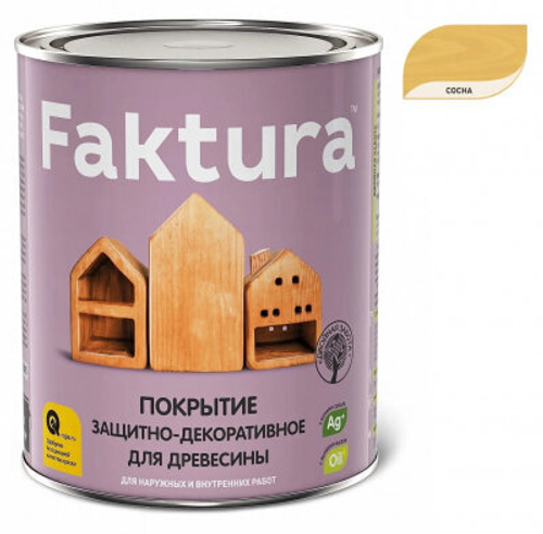 Фактура сосна 0,7л декоративное покрытие ЯК