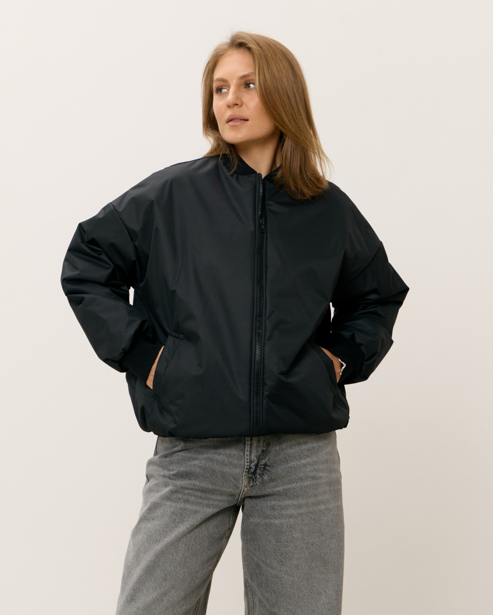 Бомбер 01, BLACK