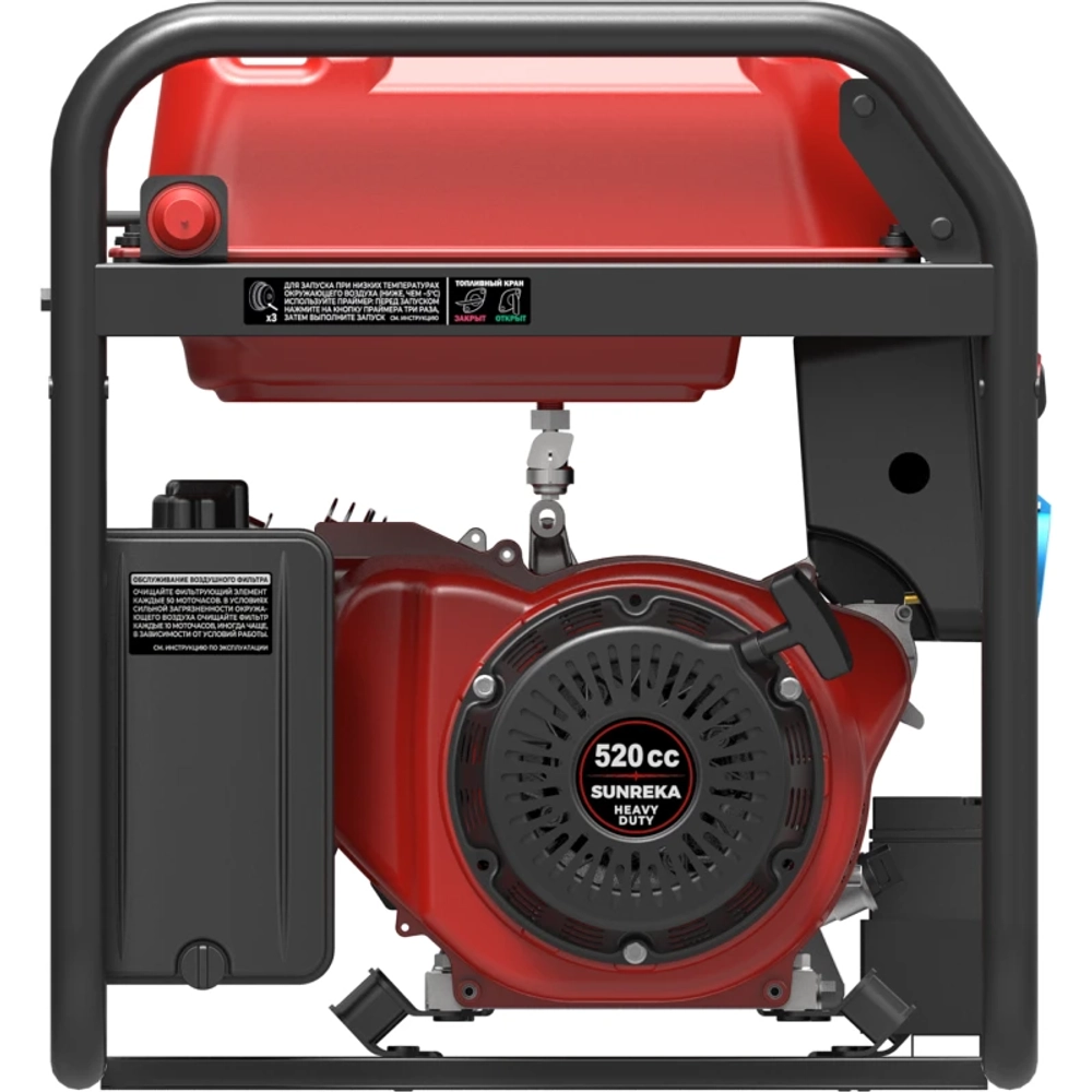Генератор бензиновый SUNREKA G10000TFEAX с кожухом Geon 1200 RAL 7024