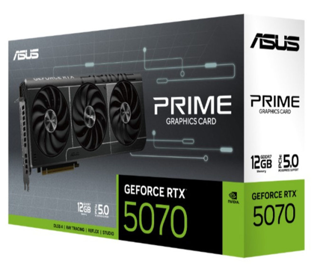 Видеокарта ASUS GeForce RTX 5070 PRIME (PRIME-RTX5070-12G)
