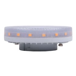LED-GX53-7W-3000K+3000K-GX53-PR PLB02WH Лампа светодиодная. призма.Теплый белый свет 3000K. Торцевая подсветка. Теплый белый свет 3000K. Картон. ТМ Uniel.