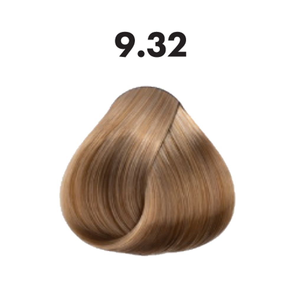 9.32 гель-краска OBRA Glow Gel Color золотистый перламутровый блонд - 60 мл.