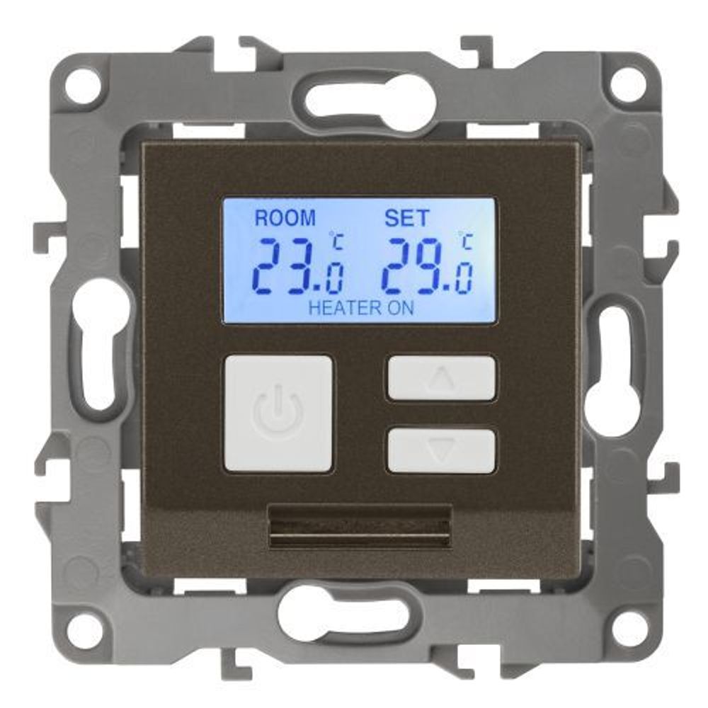 Терморегулятор универсальный 12-4111-13 230В-Imax16А бронза ЭРА Б0031278 Терморегулятор универсальный 12-4111-13 230В-Imax16А бронза ЭРА Б0031278