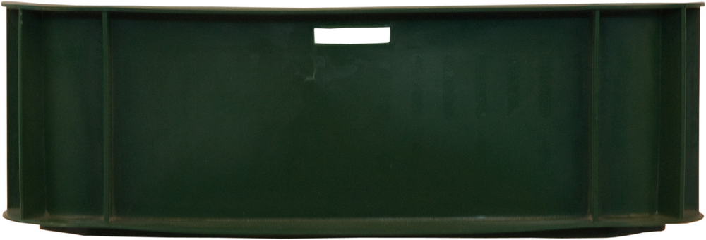 Ящик сплошной 430×330×110 мм, объем 12 л., арт.: 405, зелёный, код: 00433