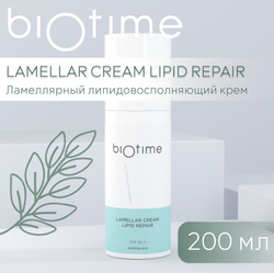 LAMELLAR CREAM LIPID REPAIR BIOTIME - Крем ламеллярный липидовосполняющий, 200мл