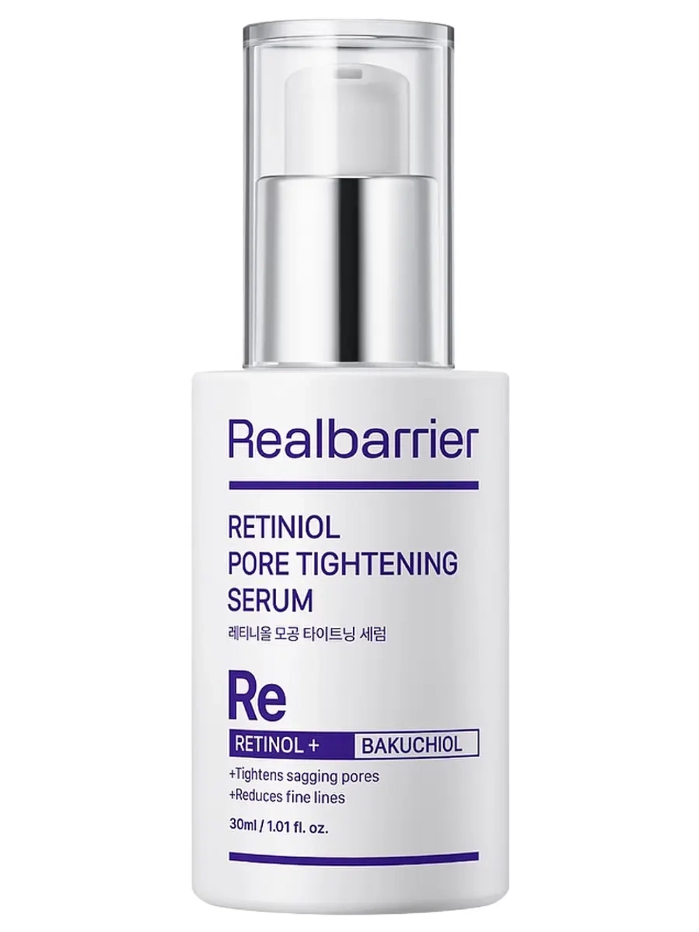 Real Barrier Омолаживающая сыворотка с 0.1% ретинола для сужения пор Retiniol Pore Tightening Serum 30 мл