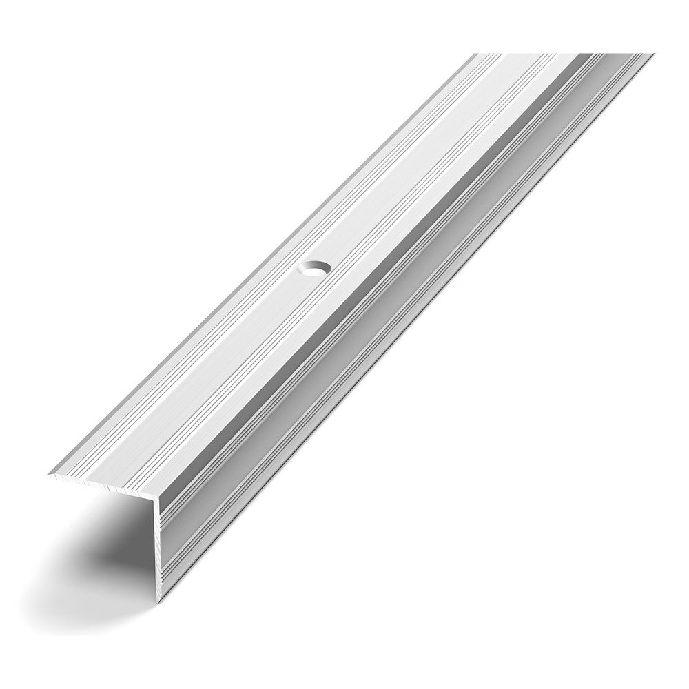 Порог угловой Лука ПУ-05, 900 x 20 x 20 мм, серебро