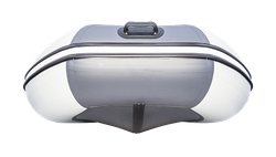 Лодка ПВХ Ривьера Компакт 3200 СК "Комби" светло-серый/графит