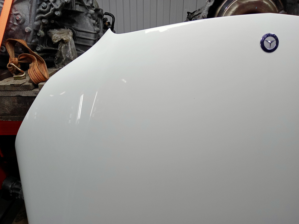Капот Mercedes W212 дорест Серый цвет