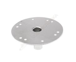 Стойка столешницы сдвижная с креплением к стенке, нержавеющая