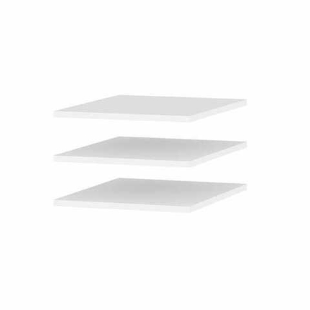 Комплект полок ПЛ-20 для шкафа Симпл ШК-13 белый