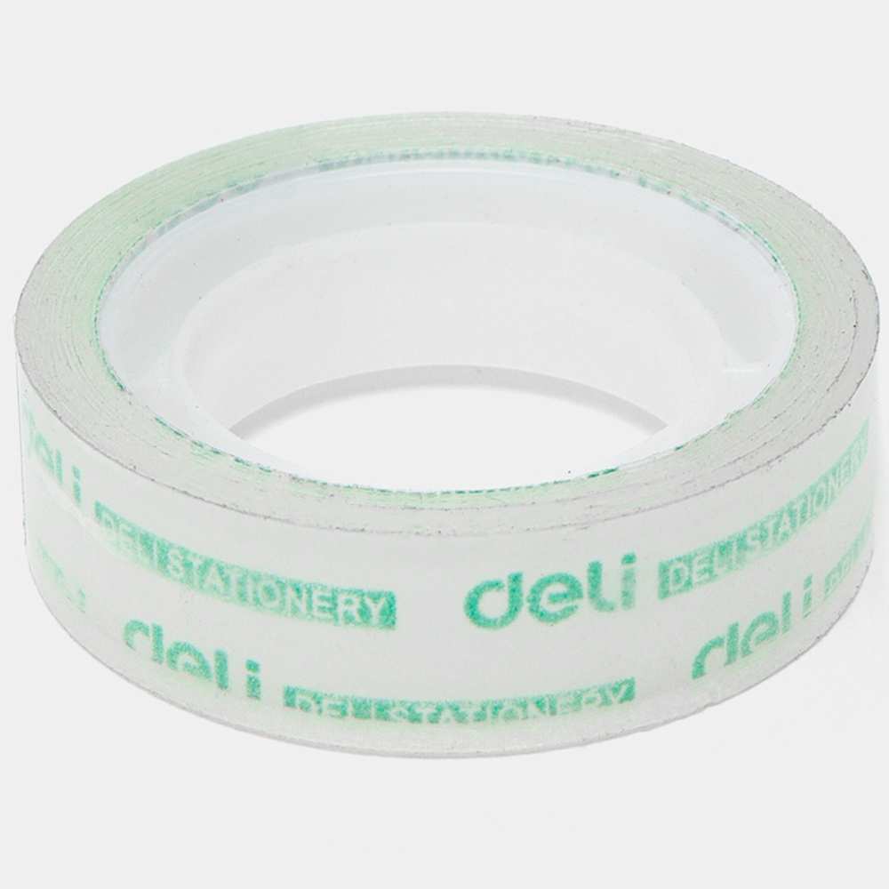 Клейкая лента DELI 12 мм х 14 м, прозрачная