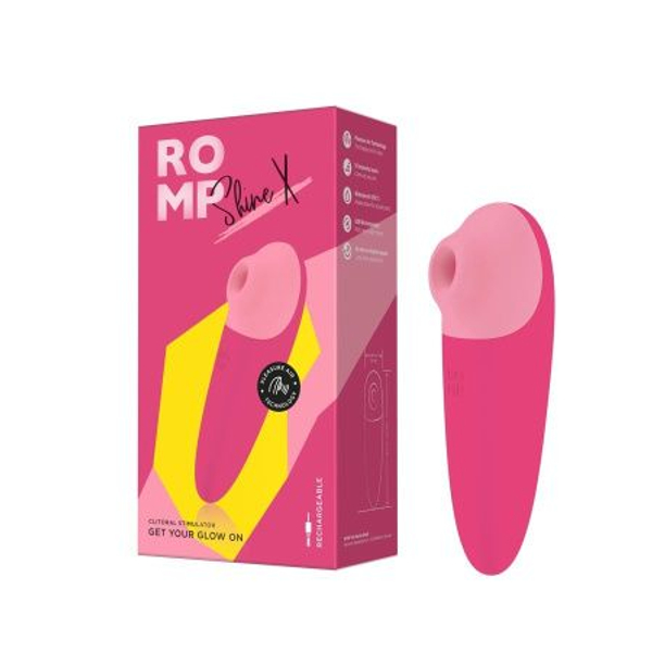 Стимулятор клитора ROMP Shine X, вакуумная и вибрационная стимуляция