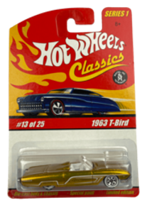 Hot Wheels Classics Series 1: 1963 T-Bird (Gold) (#13 of 25) (2005)