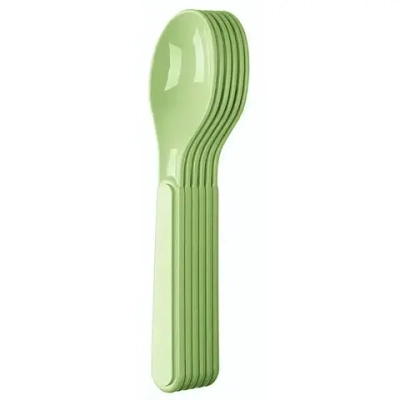 Набор ложек 6шт салатовый