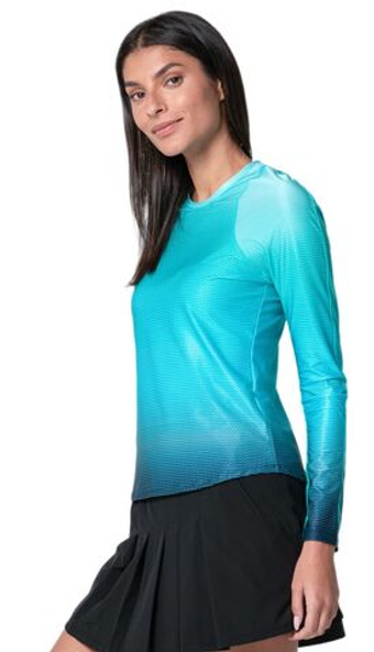 Lucky in Love In It To Win It Long Sleeve - aquamarine