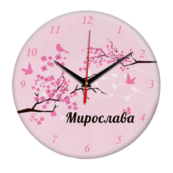 Часы именной подарок "Мирослава" Декор для дома, подарок