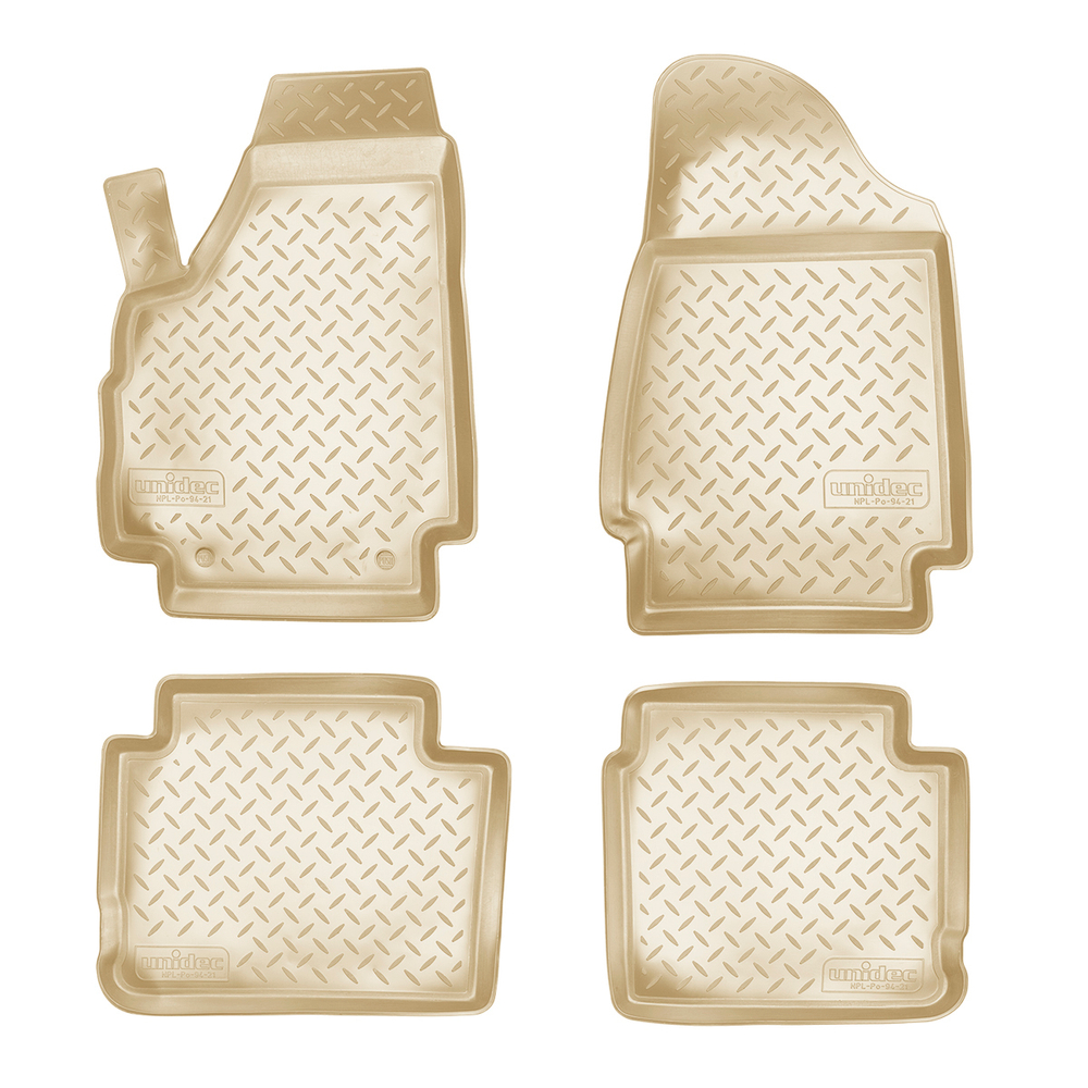 Ковры в салон Norplast/Unidec для VAZ Lada Niva Legend (2021-), Бежевый, 5 дверей, арт.NPL-Po-94-24-2-B