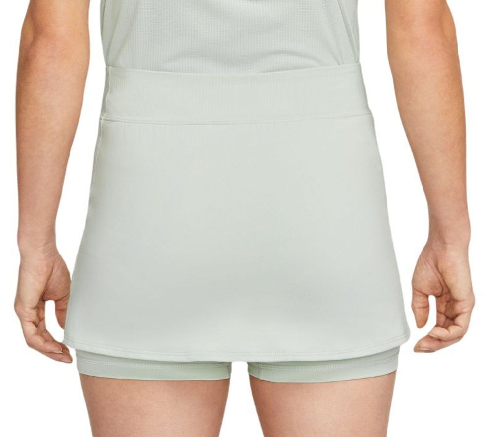 Теннисная юбка Nike Court Victory Skirt - light silver/black - Gray