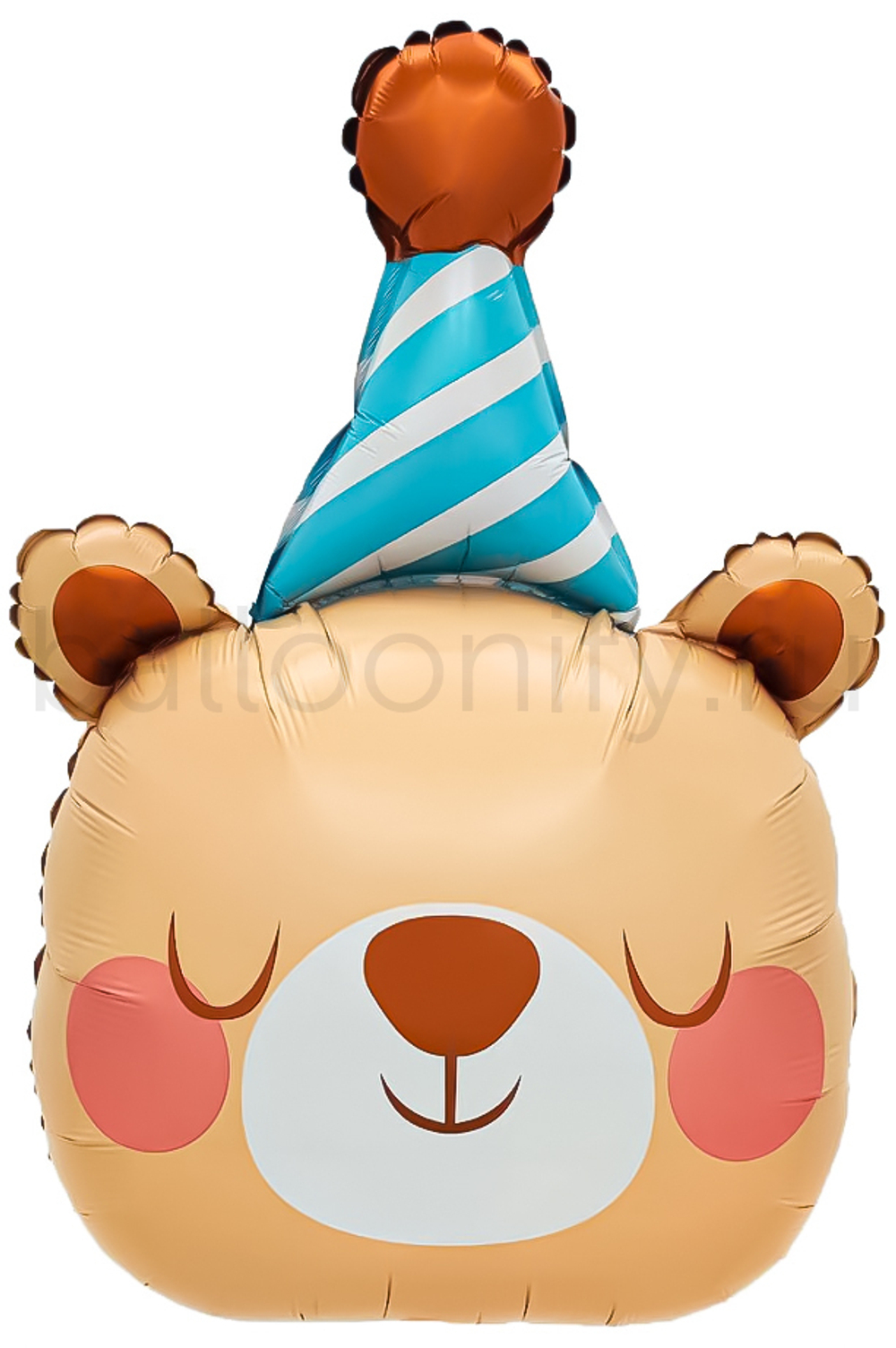 Шар (32''/81 см) Фигура, Мишка в колпачке, 1 шт.