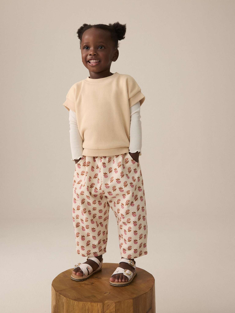 Комплект из трех предметов для девочки Next E54-940, Молочный, Кремовый