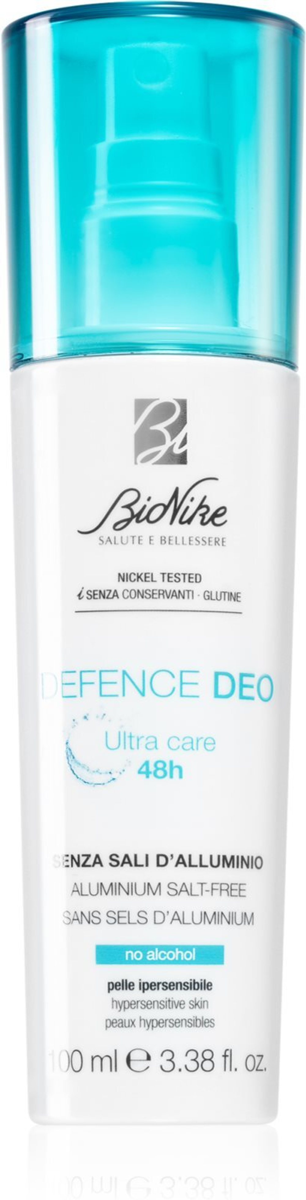 BioNike Defence Deo - Дезодорант с распылителем для чувствительной кожи /  48h 100  ml  / GTIN 8029041122191