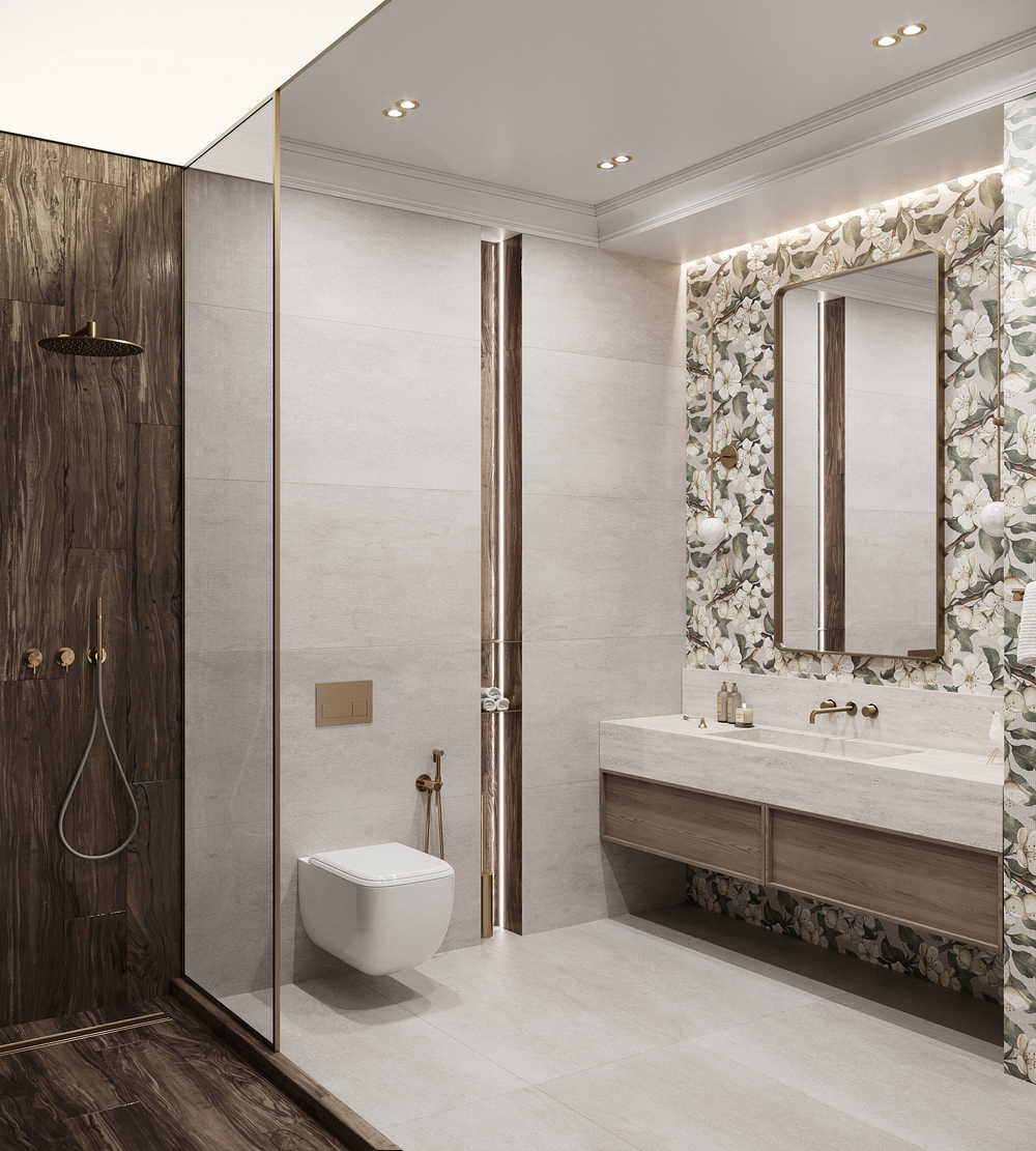 Керамогранит, Creanza, CORTEN GREY, 1200x600 мм, матовая с 3D-глазурью