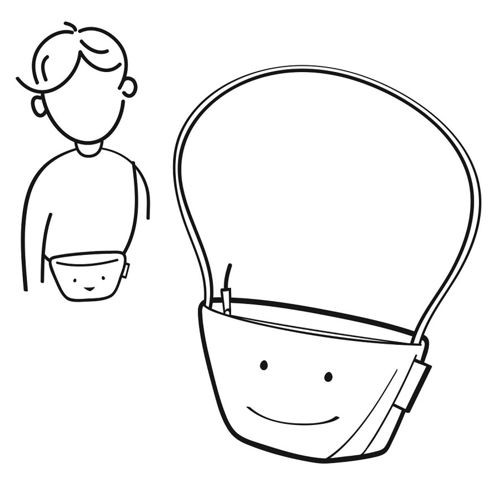 Сумка детская Minibag ABC friends blue Reisenthel