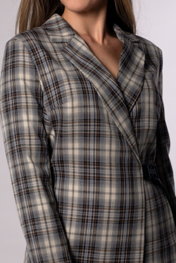 Жакет женский 3124ЗЕ, Клетка кор #406Кко043124зе