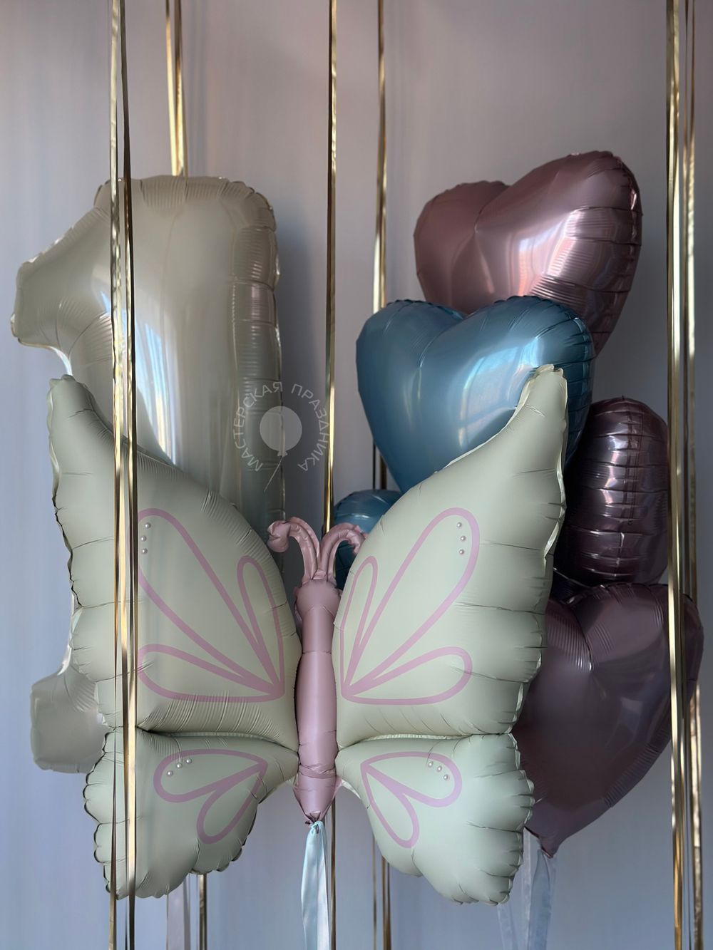Воздушные шары для девочки на годик №8657