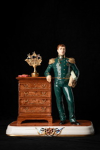 Статуэтка. Фарфор. Солдат. Сарычев Василий Алексеевич - Русский флотоводец. Россия