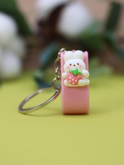 Брелок-степлер "Bunny strawberry", pink