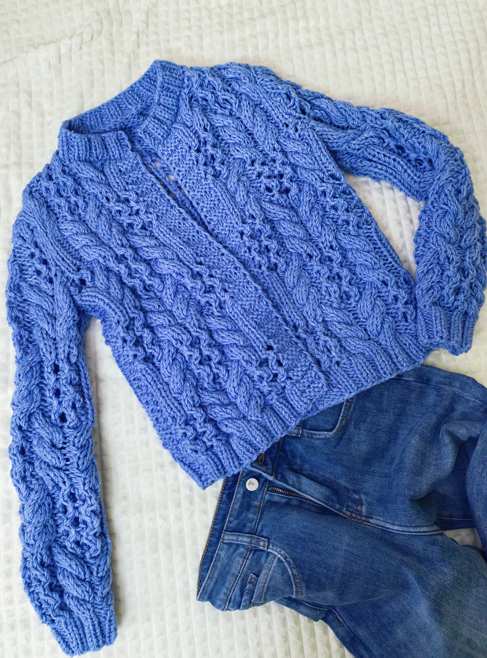 Бомбер ажурный "Весенний вальс"