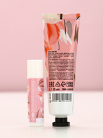 Подарочный набор «Расцветай», крем для рук 30 мл и бальзам для губ 10 г, Чистое счастье