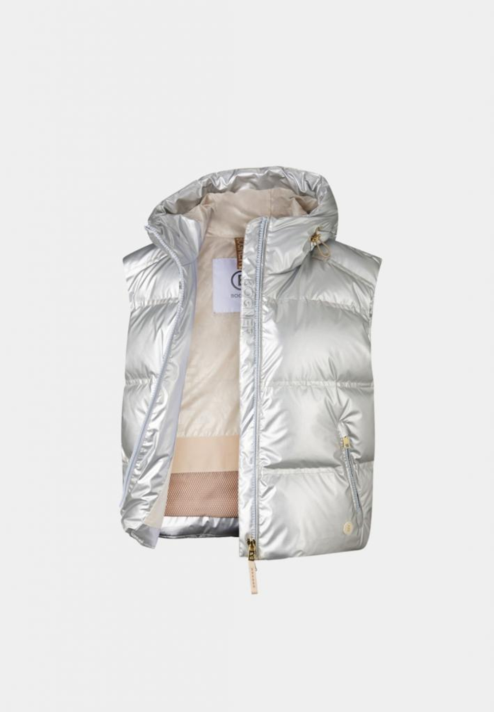 Куртка-жилет BOGNER SPORT LIVY1-D серебристого цвета