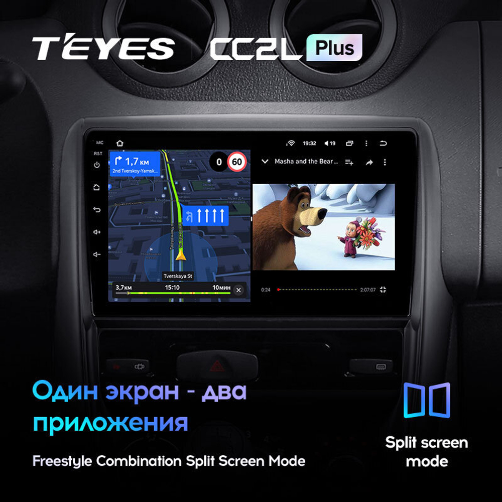 Teyes CC2L Plus 9" для Renault Duster 2010-2015