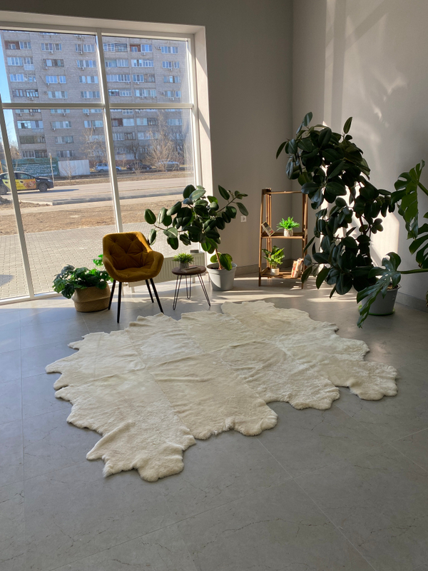 Ковер шкура натуральная овчина Меховой