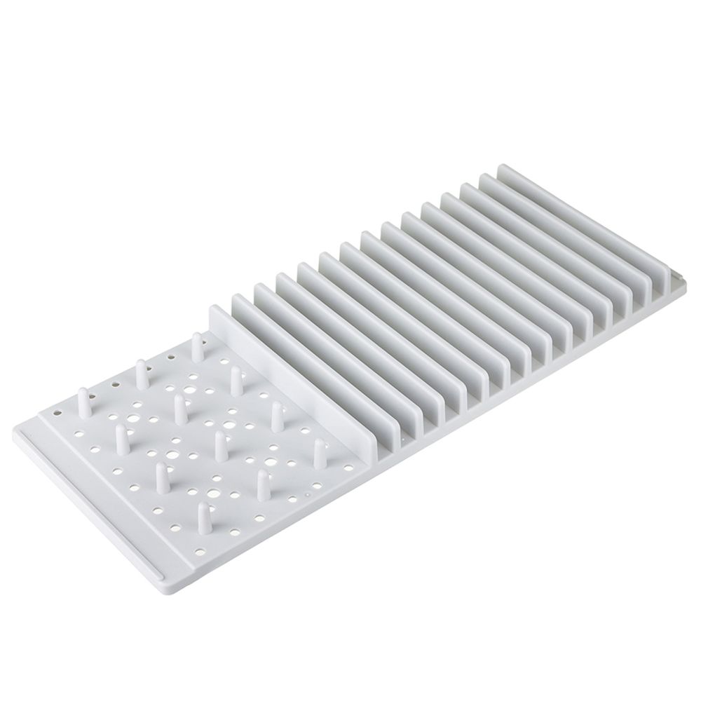 Коврик для сушки посуды Bris SS00002, полипропилен/микрофибра, серый