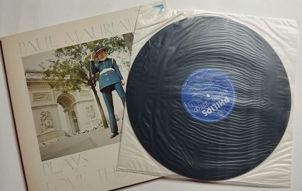 Винтажная виниловая пластинка LP Поль Мориа Paul Mauriat Plays Love Themes (Japan 1971)