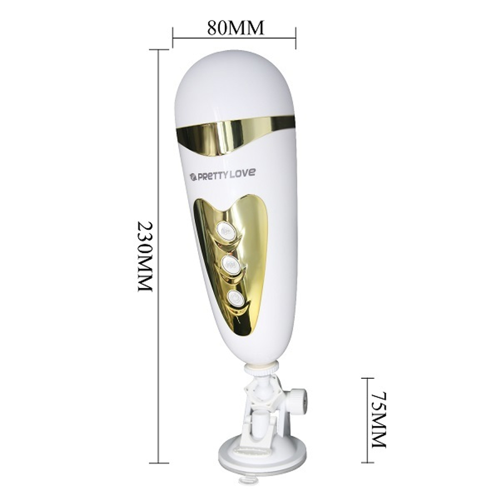 Вибромастурбатор 23см с голосовым сопровождением Pretty Love Sally BM-00900T50