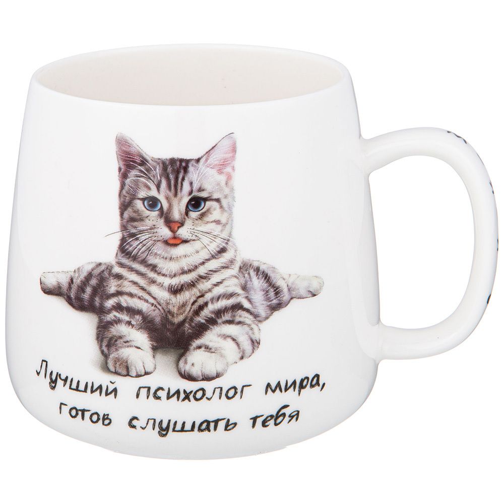 КРУЖКА LEFARD "БЕРИ КОТА" 400 МЛ (КОР=24ШТ.)