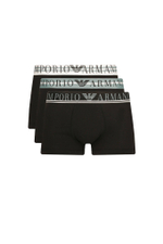 Трусики-боксеры 3шт. Emporio Armani - черный(111357 3F723)