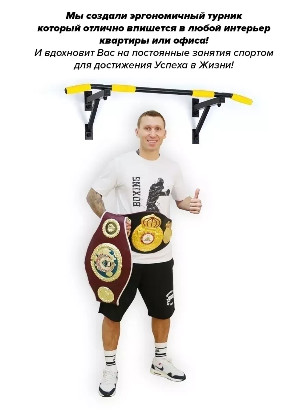 Турник Настенный AKTIV Черный